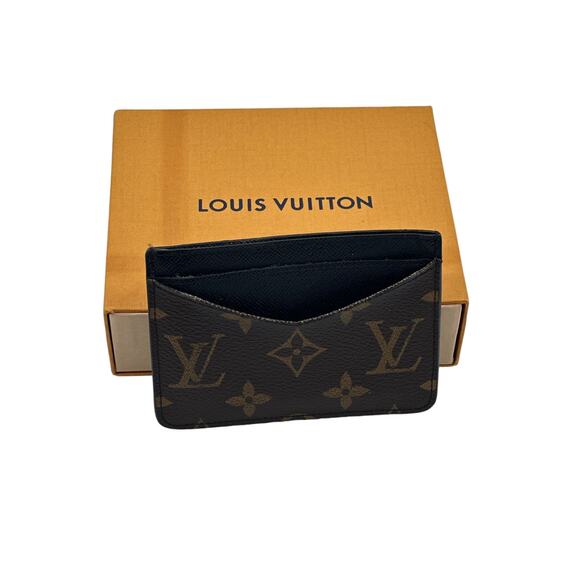 Louis Vuitton  Monogram Macassar Neo Porte-Cartes Card Holder*w/dust bag and box - Picture 1 of 8